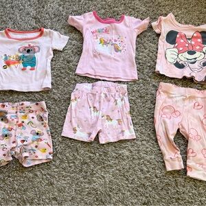 Pink Kids Pajamas Set